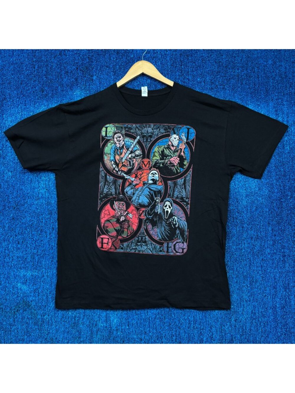 Slashers Graphic Horror Halloween T-Shirt Size Extra Large